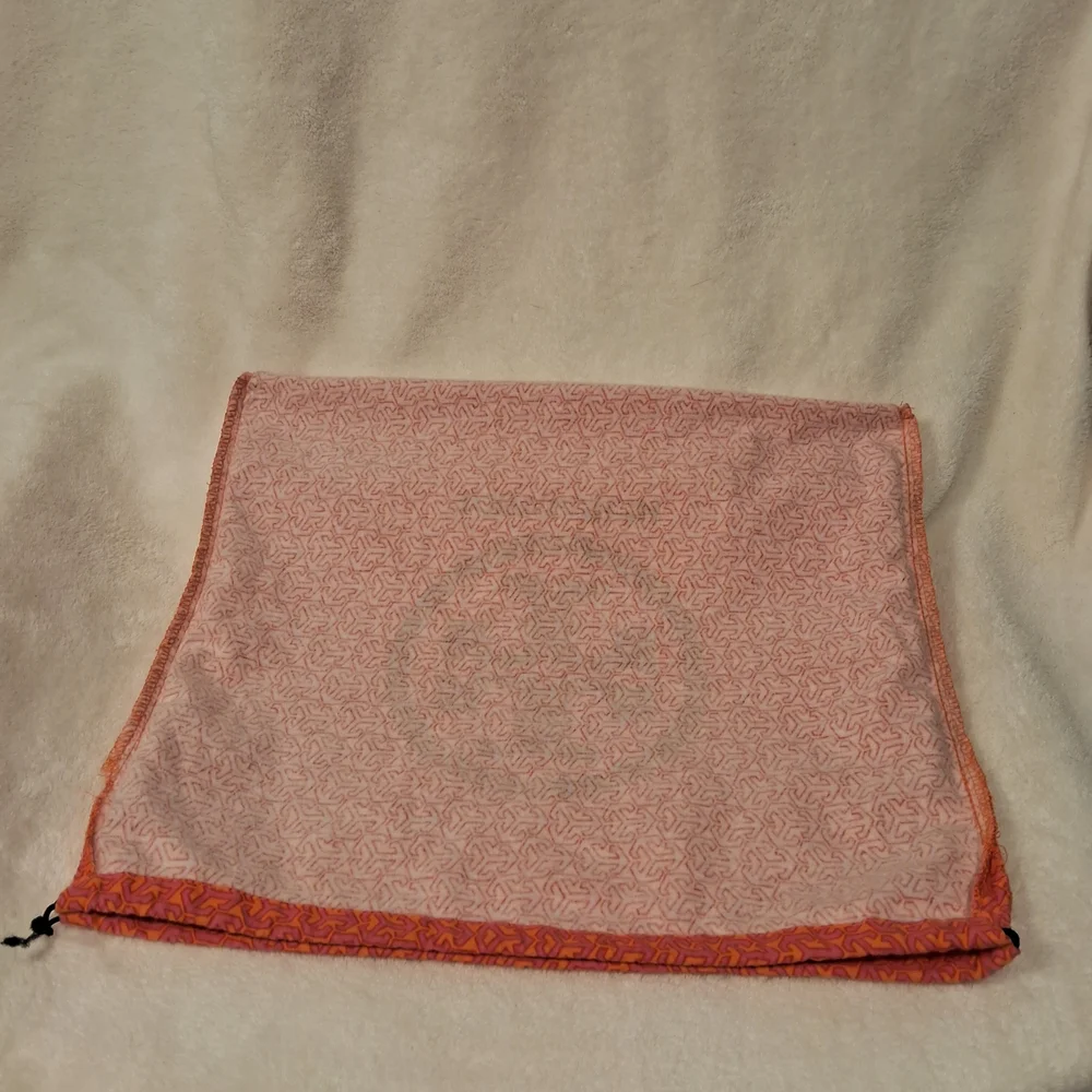 Tory Burch Orange Drawstring Bag